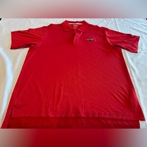 Adidas Red ClimaCool Torrey Pines Golf Shirt Size XL